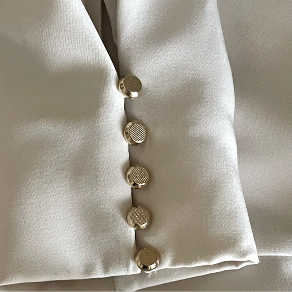 ZARA Long Sleeve Elegant Dress- Ivory - Picture 8 of 10